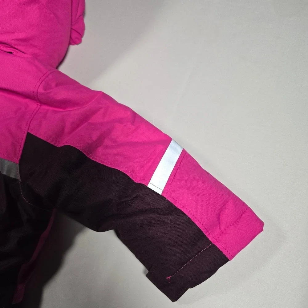 Columbia Omni-Tech Kids‎ Snowsuit Pink Purple Waterproof Insulated Bunting 6-12M